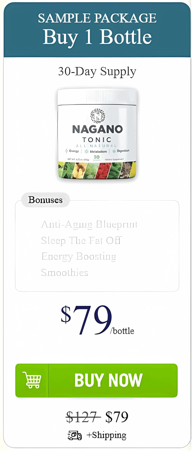 Nagano Tonic buy 3 bottle